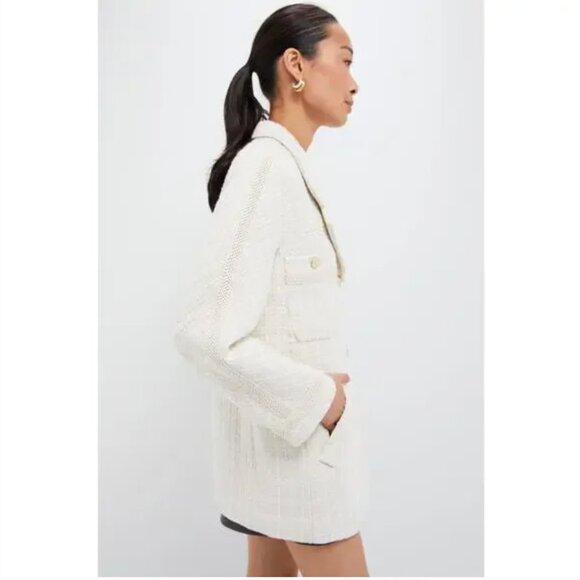 NWT Tuckernuck Ivory Tweed Renata Jacket - Picture 4 of 10